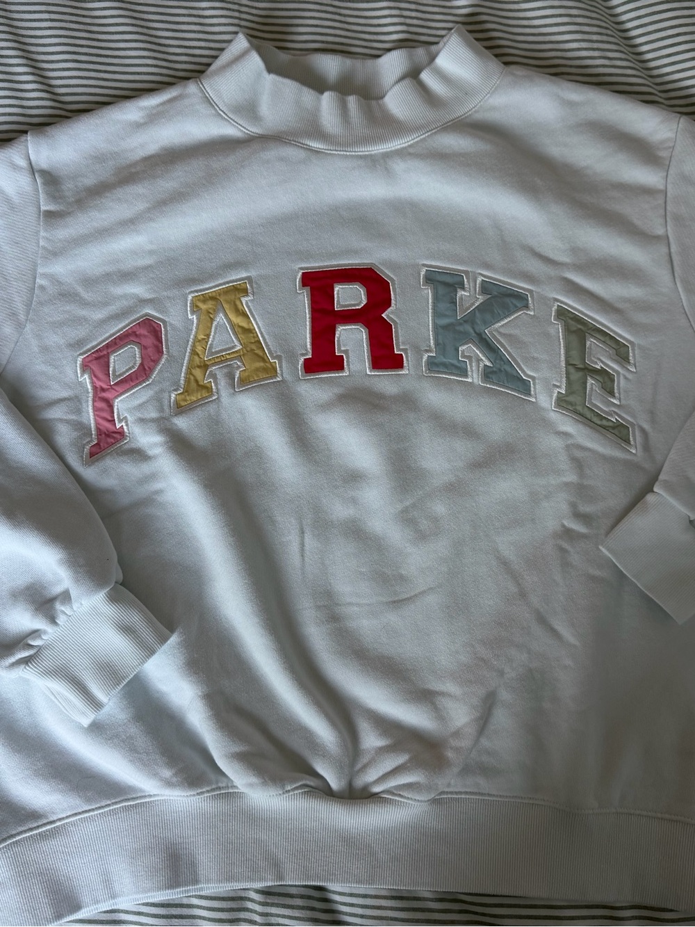 PARKE SUMMERLAND MOCKNECK SWEATSHIRT - PARADISE